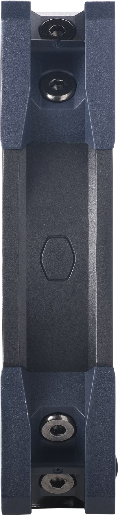 Cooler Master Mobius 120 OC zijaanzicht met ring blade ontwerp Cooler Master Mobius 120 OC zijaanzicht met ring blade ontwerp